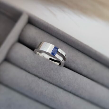 Azure Majesty Men’s Sapphire Ring