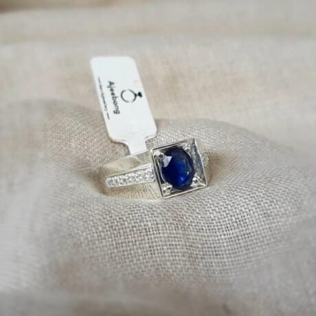 Blue Elegance Men's Sapphire Band
